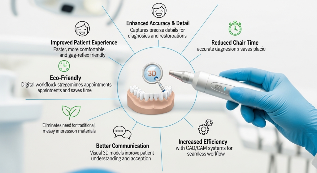 Benefits of Intraoral Scanners in Dentistry